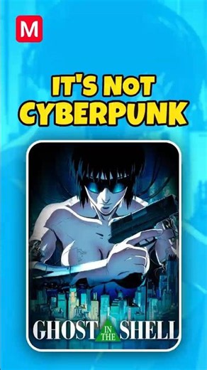 Ghost in the Shell Was Never Cyberpunk? #cyberpunk #ghostintheshell #shorts