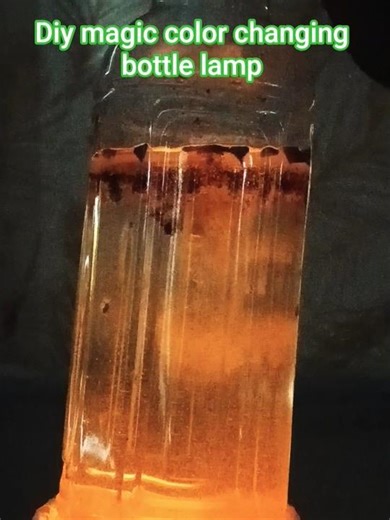 Ye Bottle Light ON hote hi Magic ban gayi | DIY Color Changing Lamp | #viral #shorts #trending #diy