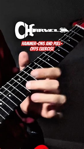 Simple Hammer-Ons & Pull-Offs Exercise just using the G String on Charvel Pro-Mod & Ebony fretboard