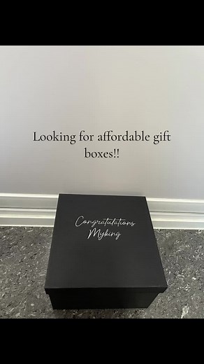 Affordable Customized Gift Boxes with Personalized Messages | Color Options Available