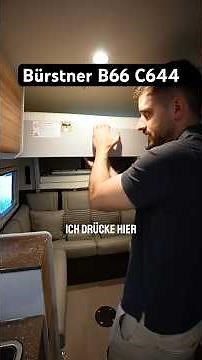 Bürstner camper van with a U-shaped seating area?! The new C 644