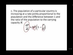 Differential Equations as Mathematical Models