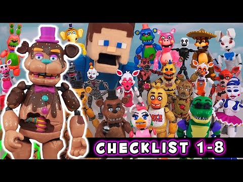 FNAF FUNKO Articulated Series 1-8 Checklist 5-inch Figures : Five Nights at Freddy's 2021