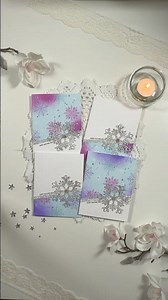 Here’s a closer look at some beautiful pattern paper cards I created 💕 #diy #papercraft #tutorial