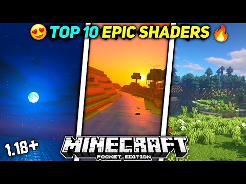 😆 Top 10 Best shaders For MCPE (1.18+) ! Minecraft Bedrock Shaders