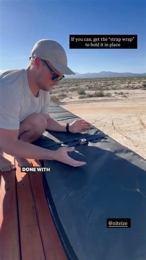 This is how the Nite Ize CamJam works for vanlife