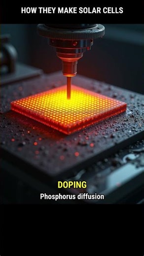 Solar Cells Convert Sunlight Using SILICON Crystals ☀️