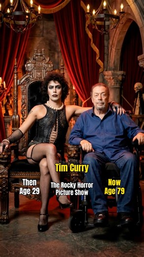 The Rocky Horror Picture Show Cast: Then vs Now - Dr. Frank-N-Furter and Servants 50 Years Later 🎪✨ #therockyhorrorpictureshow #timcurry #SusanSarandon #thenvsnow #nostalgia #memories | It's Films Time
