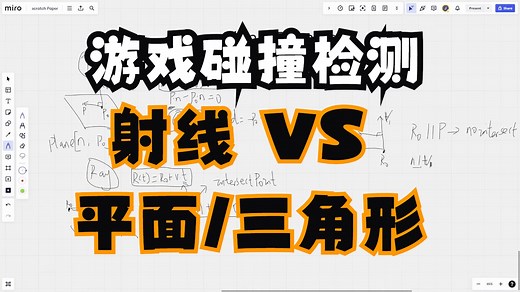 游戏碰撞检测 - 射线 VS 平面/三角形