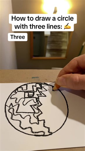 How to Draw a Circle with Three Lines
