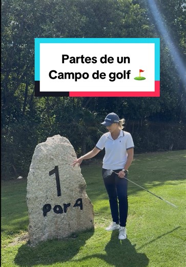 Aprender lo básico del golf es clave para empezar ⛳️ . Así está formado un campo de golf ! #golf #golfcourse #fairway #golftiktok #rought @Paola Kuri