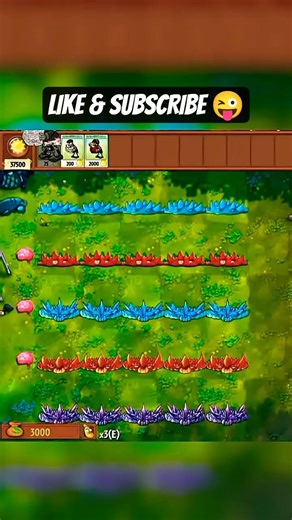 Most Satisfying PVZ Fusion Ever 🔥❄️#shorts #viral # #pvzgameplay