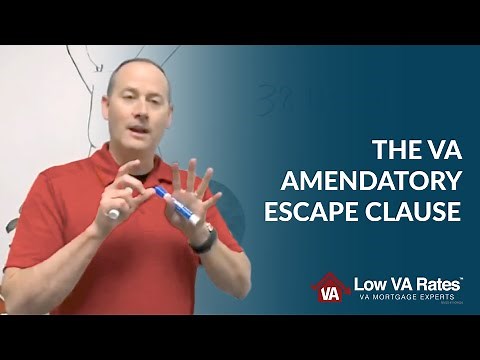 What the VA amendatory escape clause means for your VA loan