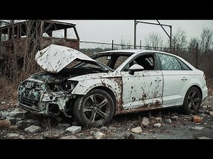 REBUILDING A CRASH DAMAGED CAR | Totally Destroyed Car Repaired - Professional Mechanic.