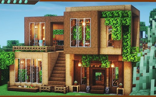 【Minecraft Today】我的世界：终极木制现代房屋