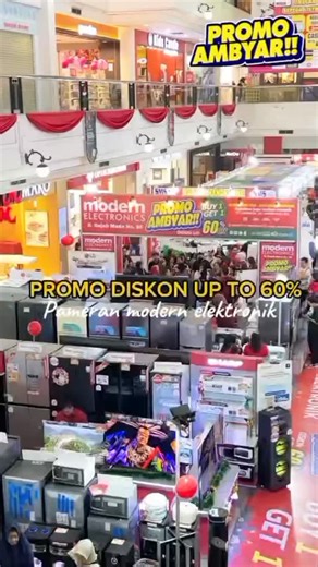 risa dian on Instagram: "PAMERAN @modern_electronics.smg TINGGAL 3 HARI TERAKHIR DOANG NIH!! Harganya masih ambyar banget, cashback banjir deres, trade-in cuan maksimal, hadiah numpuk, plus promo gila-gilaan lain siap bikin dompet kalian happy parah!! Buruan mampir yuk sebelum tutup! Tanggal: 18 Desember 2025 - 5 Januari 2026 Lokasi: Java Supermall Semarang Buruan mampir sebelum keabisan, weekend ini terakhir loh! Siapa yang mau upgrade elektronik baru tahun baru? Tag temennya yuk biar rame!! #P