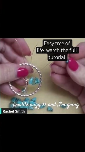 🌿 Wire + Gemstones = Tree of Life Art 🌳Learn how in minutes! #treeoflifependant #treeoflife