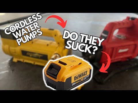 Which CORDLESS water PUMP Will Win? HEAD TO HEAD!