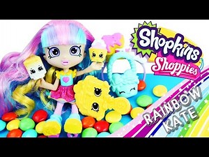 Shopkins Shoppies Rainbow Kate Doll Unboxing Review - Toy Review - simplekidscrafts