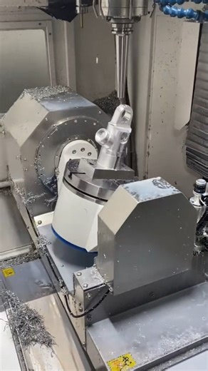 8.6K views · 173 reactions | VMC CNC 3+2 axis machining (also called positional 5-axis machining) means the machine has 3 linear axes (X, Y, Z) and 2 rotary axes (A, B or C). The rotary axes are used to position the part at a fixed angle, and then machining happens with the 3 linear axes. #SYNECNC #5axis #massproduction #machinetools #CNCefficiency #CNCsolutions #precisionmanufacturing #metalworking #automation #industry40 | SYNE Machines | Facebook