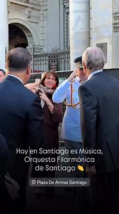 Concierto de la Filarmónica en Plaza de Armas con Kast