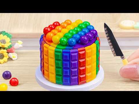 Amazing Rainbow Cakes Decorating Ideas | Satisfying Miniature Raibow Cakes By 🍫🌈 Petite Baker Yummy
