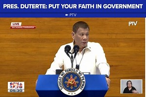 5.8K views · 84 reactions | Pres. Rodrigo Duterte admits there could be improvements in the government, while appealing for everyone's cooperation. Duterte adds that the Philippines will remain “relatively peaceful” as long as he is seated. | ONE News | Facebook