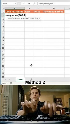 Date Sequence in Excel 📅🔥 | Auto Fill Dates Easily!