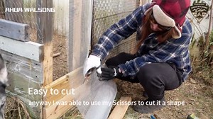 Hardware Cloth 1/4 Galvanized Wire Mesh Roll 8" x 20' (23 GA) - Chicken Wire Fence for Pens, Coops, Rabbit/Snake Fences, Poultry Enclosures, Crafting, and Screen Mesh