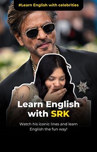 1.8K views | Learn English with… SRK?   "And I’m not...modest or...