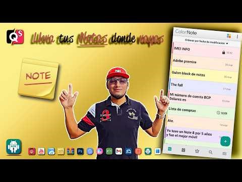 La mejor Libreta de Notas "COLOR NOTE" Simple y rápida 