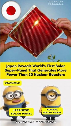 Japan’s Solar Super-Panel - 20x More Power Than Nuclear Reactors! 🇯🇵🔋