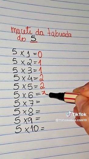 Como Aprender a Tabuada do 5 de Forma Divertida