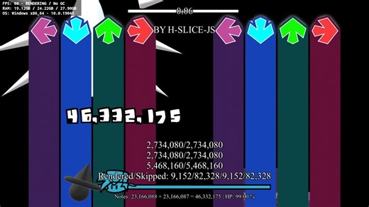 FNF' - Annihilation_of_the_Multiverse_Remix_V2 Chart (72M Notes)