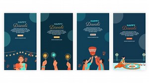 Videohive Indian Culture Diwali Festival Instagram Story Pack - 39097622 AEdownload.com