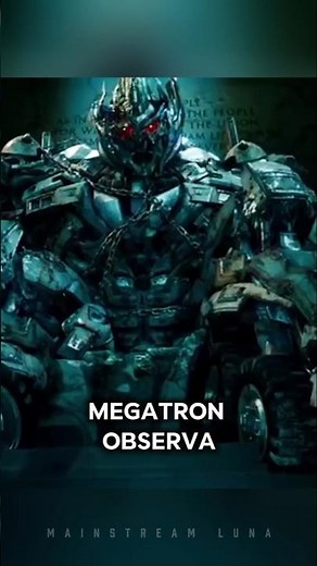 Megatron hace homenaje a la serie animada en Transformers El Lado Oscuro de La Luna
