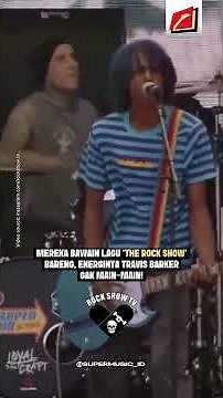 Superfriends tonton serunya Black-182 manggung bareng sama Travis Barker!