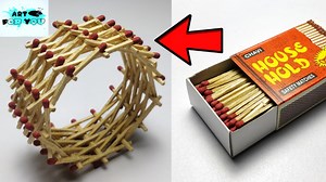 14K views · 486 reactions | DIY Match Sticks Wheel !! | Art For You Creations | Facebook