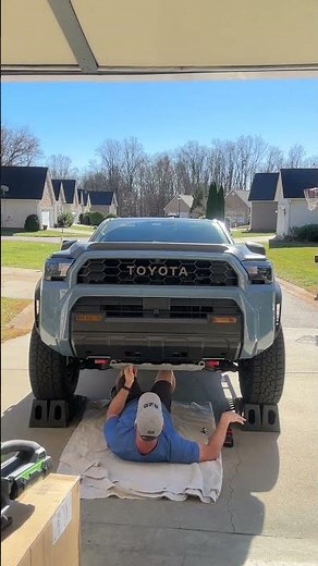 Skid Plate Install 2025 4Runner very easy #4runner #trdpro #trd #tacoma