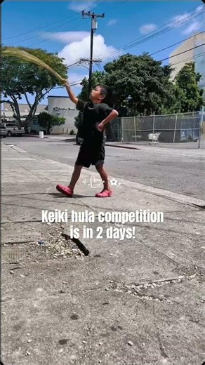 Keiki hula competition is in 2 days! #competition #hula #bigfamily #oahu