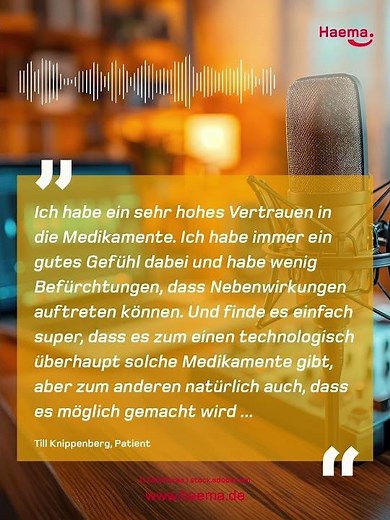 Was für dich eine Plasmaspende ist, bedeutet für andere ein ganzes Leben.