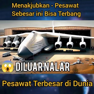 958K views · 9K reactions | Menakjubkan_Pesawat Sebesar ini Bisa Terbang_Inilah Pesawat Terbesar di Dunia | Ilmunesia#1 | Facebook