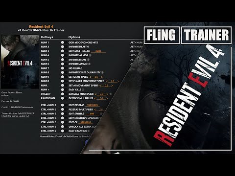 Resident Evil 4 Trainer - FLiNG | FLiNGTRAiNER