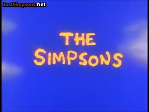 Simpsons. The ( The Simpson ) Intro Season 1 1990