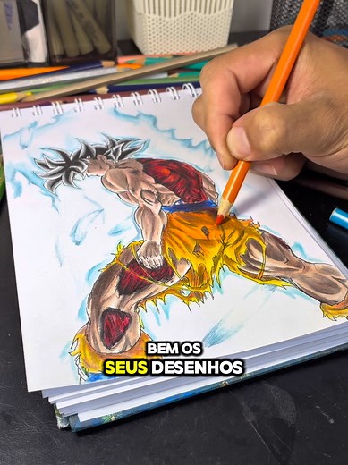 Como Colorir Desenhos de Goku: Tutorial Completo