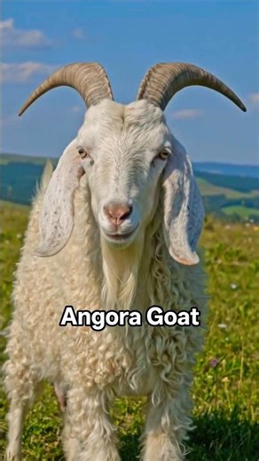 Angora Goat | Lifespan 10 years #animalknowledge #wildlife
