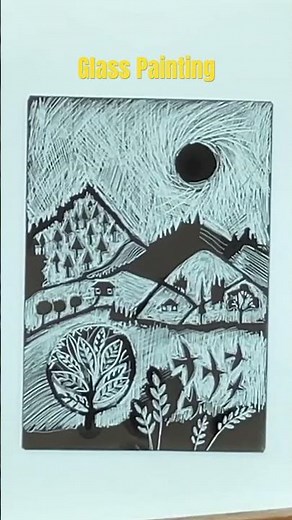 How to use sgraffito on glass