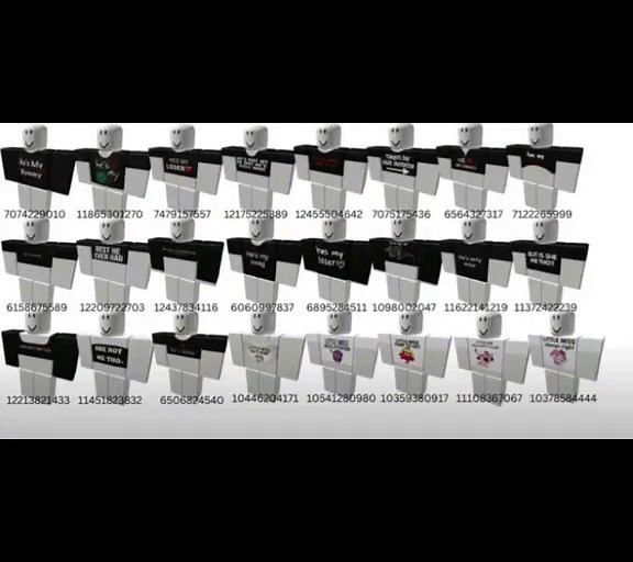 t_shirt codes💀👄💀👍 #girls #roblox #robloxcodes #clothingcodes