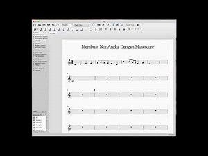 Membuat Not Angka dengan Musescore