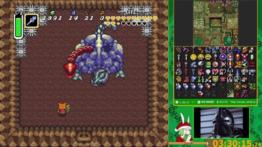 [Outdoors, for 1 cigar...] Cas' SMZ3 Randomizer. No cheat glitches. 6x MSU. Sub 3.5hrs?? 27°F #GenX